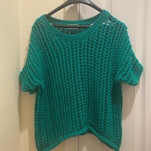 Zenana Green Crew Neck Sweater